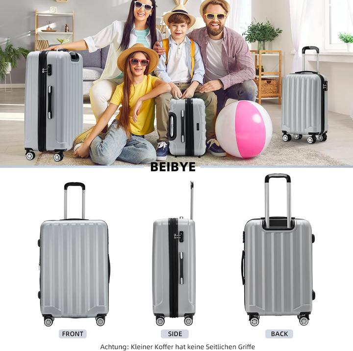 Actual product image Beibye 3-teiliges Reisekofferset 2080