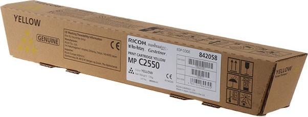 Image du produit RICOH Toner jaune MP C2550 (Y)