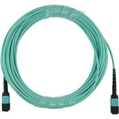BlueOptics NetApp X66200-5 kompatibles MPO-MPO Multimode OM3 Patchkabel 5 Meter (5 m), Netzwerkkabel