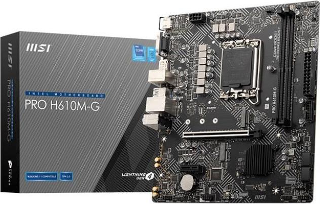 Produktbild MSI PRO H610M-G (LGA 1700, Intel H610, mATX)