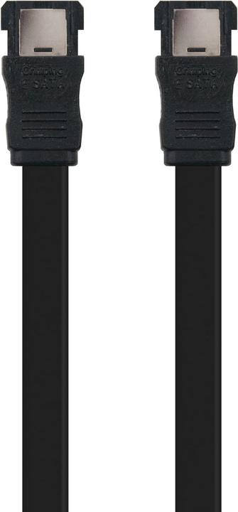 Image du produit Nanocable cable esata datos 6g con anclajes, negro, 0.5 m (50 cm, eSATA)