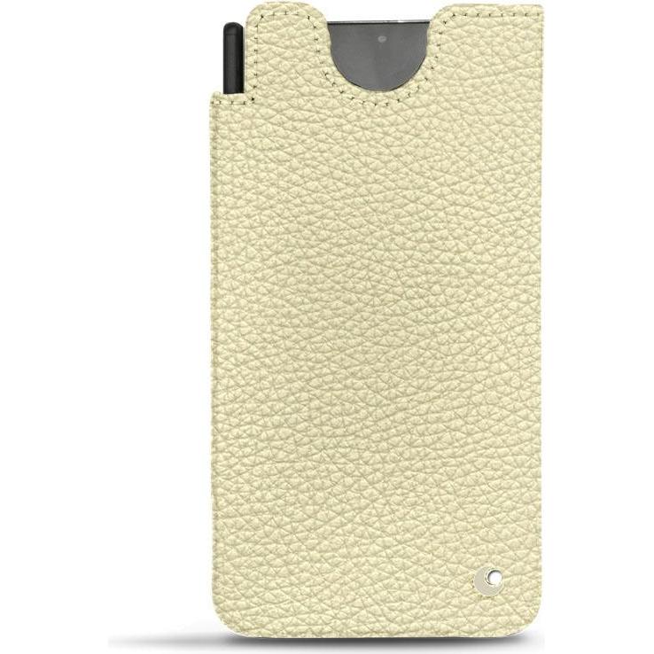 Noreve Lederschutzhülle (Samsung Galaxy S21 Ultra), Smartphone Hülle, Weiss