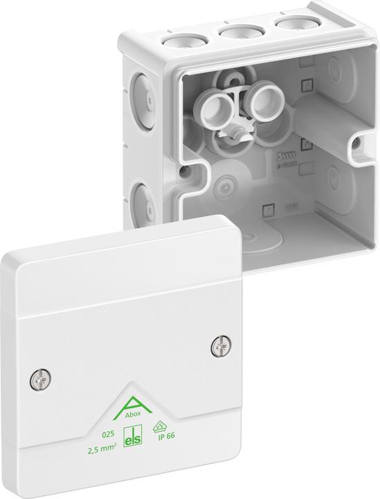 Spelsberg Boîte de dérivation Abox 025-L/w Indice de protection IP66 max 80210001