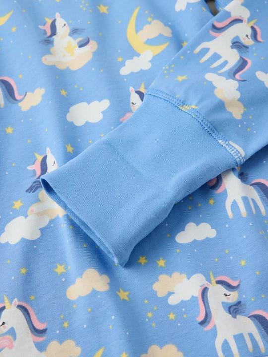 Produktbild PO.P Kinder-Pyjama Einhornmotiv 2-Teiler (122, 128)