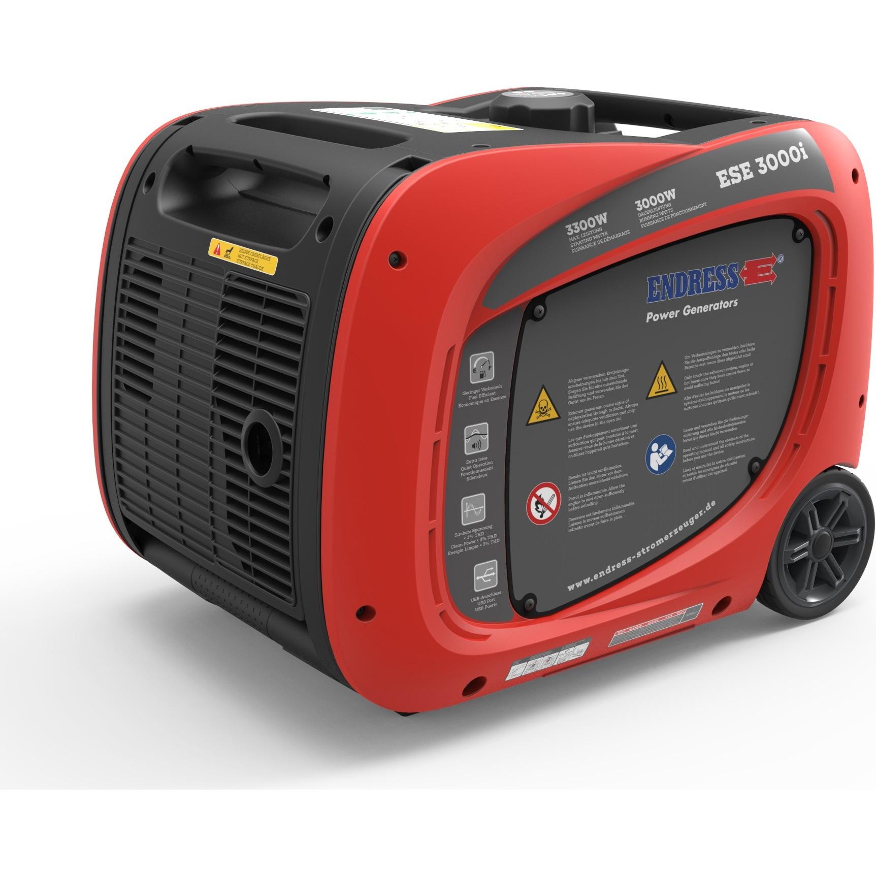 Thumbnail - Endress, Stromgenerator, ESE 3000i (3000 W, 6.80 l)