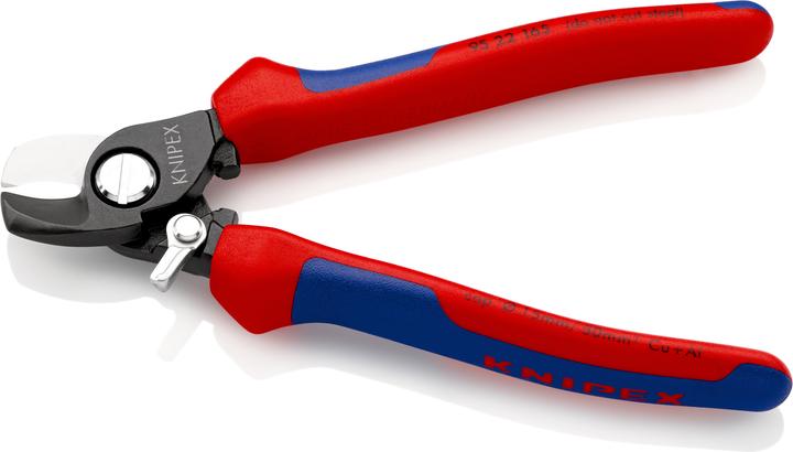 Productafbeelding Knipex Kabelschaar met openingsveer 95 22 165 (180 mm)