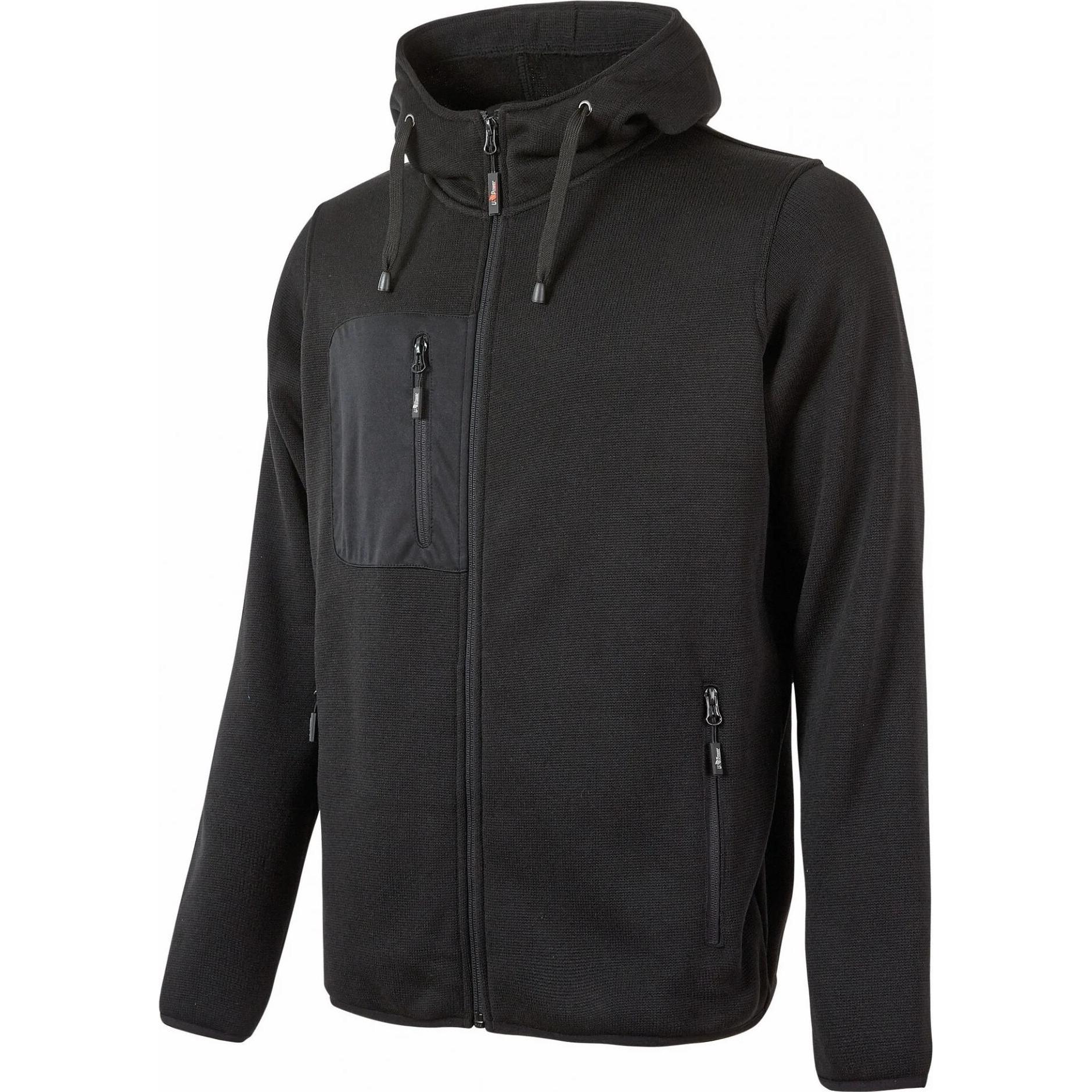 U-Power, Herren, Pullover, Rainbow, Schwarz, (XL)