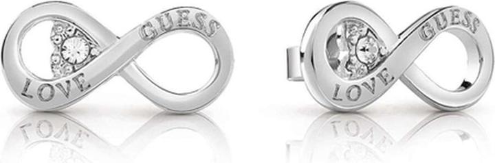 Guess Beautiful Infinity Studs Party Steel Earrings JUBE02182JWRHT/U (One Size, Stahl)
