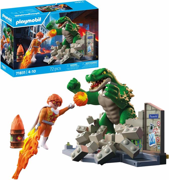 Image du produit Playmobil 71831 Helden-Showdown mit der Riesenechse (71831)