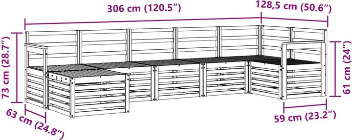 Produktbild vidaXL Outdoor-Sofa