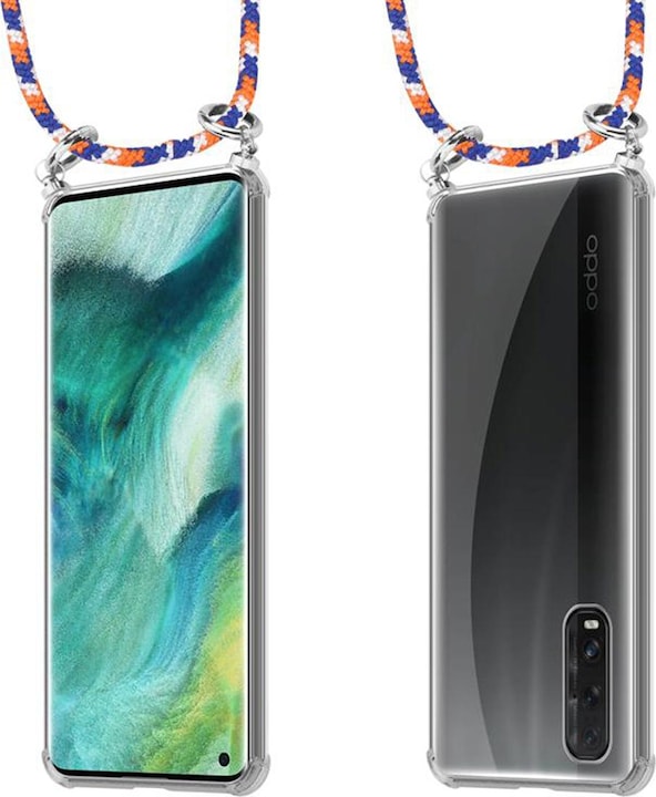 Produktbild Cadorabo TPU Handy Kette SILBER Cover