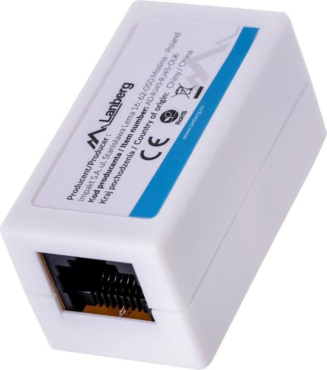 Image du produit Lanberg AD-RJ45-RJ45-OU6 Répartiteur de réseau (Instrument)