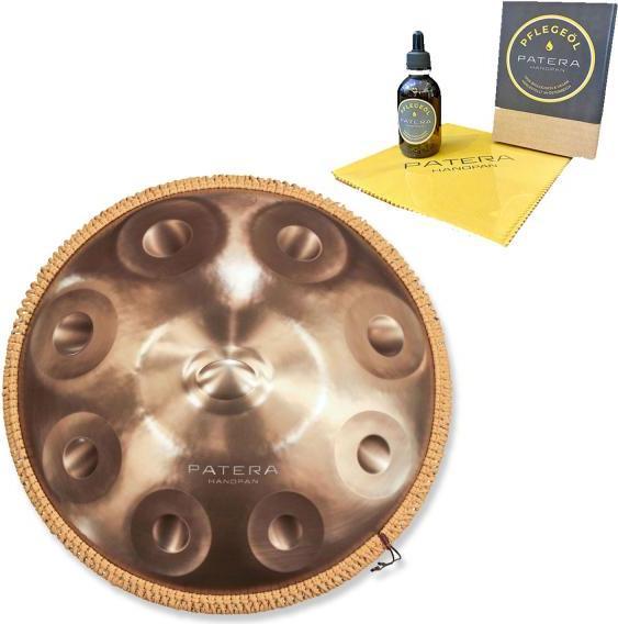 Produktbild Patera Handpan HPDM-10 Compact Edelstahl D-Kurd mit Pflegeöl (Perkussion)