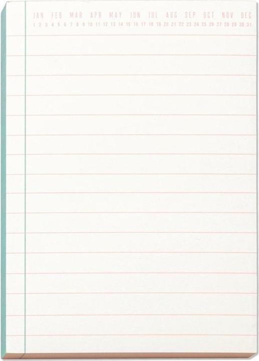 Immagine prodotto Designworks Blocco note colorblock verde e pesca (Righe)