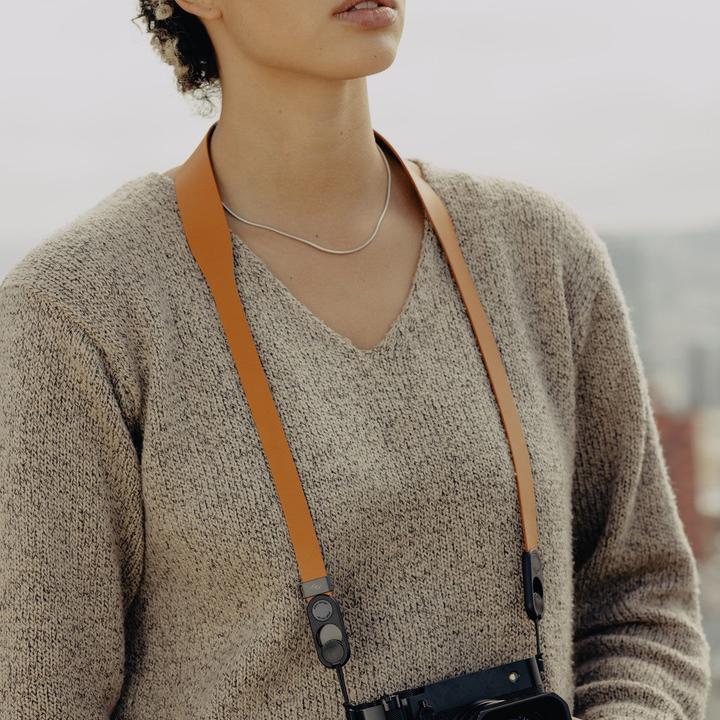 Image du produit Peak Design Leather Camera Strap Short & Neck (Ceinture cervicale)