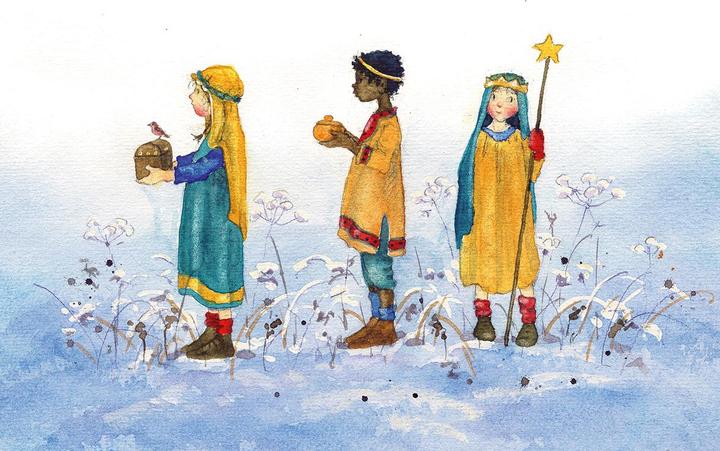 Actual product image Drescher:Postkartenbuch »Ein buntes Jah (15 pcs.)