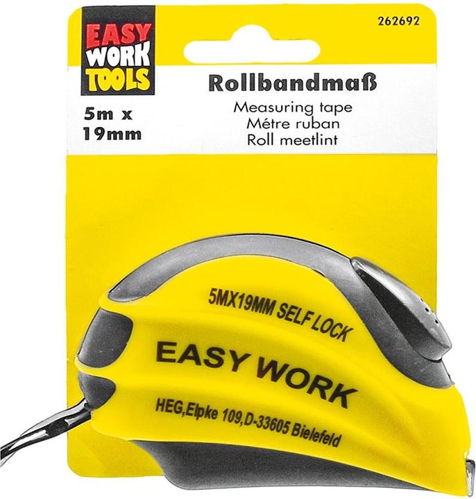 Actual product image Easy Work Rolling tape measure (5 m)