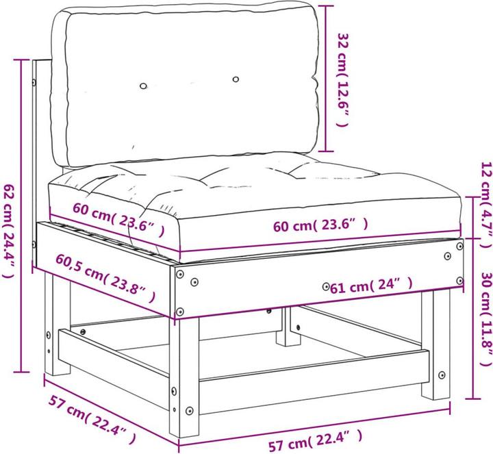 Produktbild vidaXL Zlatka