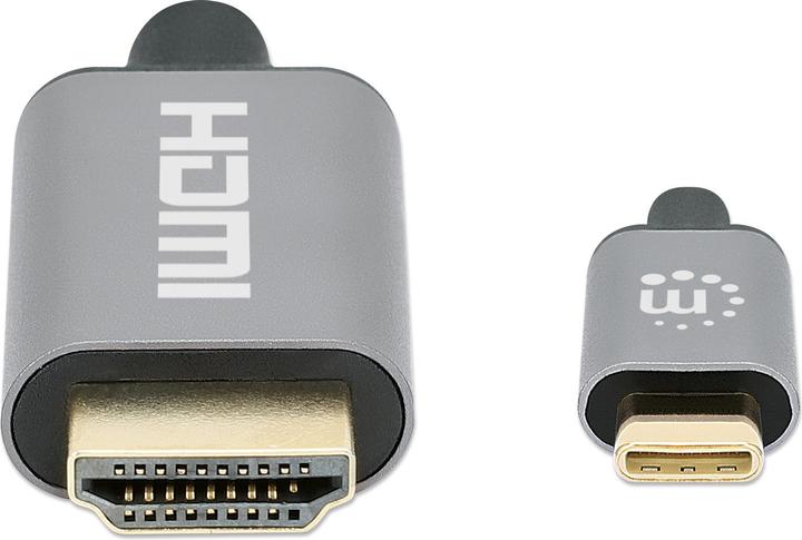 Actual product image Manhattan USB-C – HDMI (1 m, HDMI)
