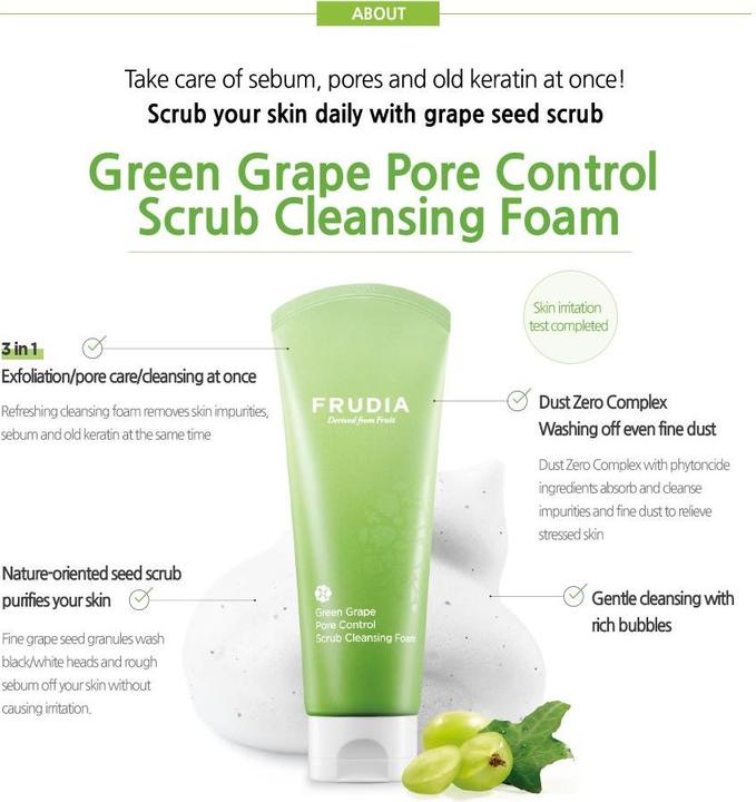Image du produit Frudia Pamplemousse vert (Mousse nettoyante, 145 ml)