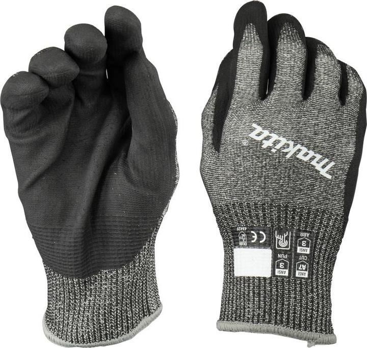 Produktbild Makita Zubehör P-84713 Arbeitshandschuh mit hohem Schnittschutz Grösse M (8)