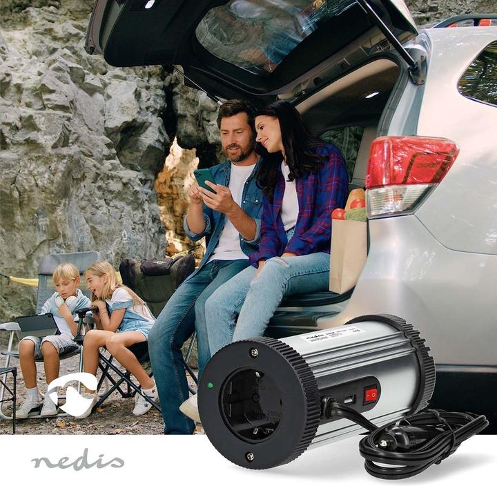 Actual product image Nedis Power Inverter änderte Sinus-Wellen - Eingangsspannung: 12 V DC - Geräteausgangsanschluss: Typ