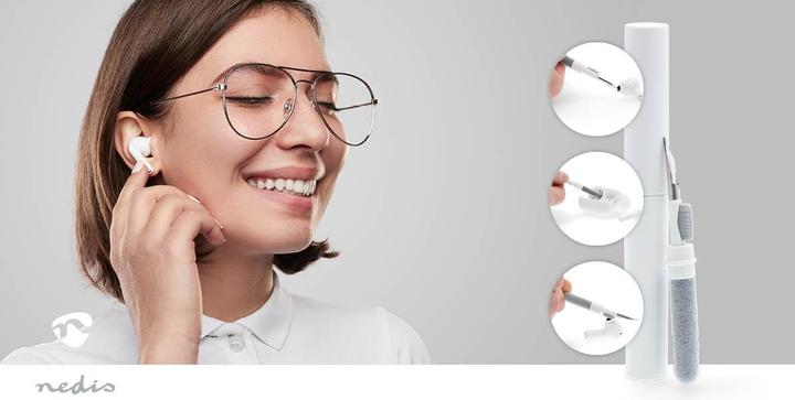 Actual product image Nedis Cleaning kit - Headphones (Apple AirPods)
