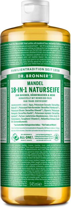 Produktbild Dr. Bronner's 18-IN-1 Mandel (Flüssigseife, 945 ml)