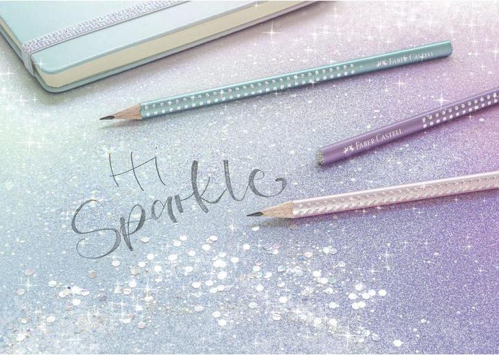 Actual product image Faber-Castell FABER CA. Pencil Sparkle B 118261 pink metallic (B)