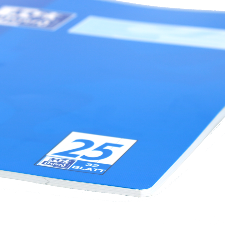 Actual product image Oxford Exercise book, A4, ruling 25 (A4, Lined, Hardcover)
