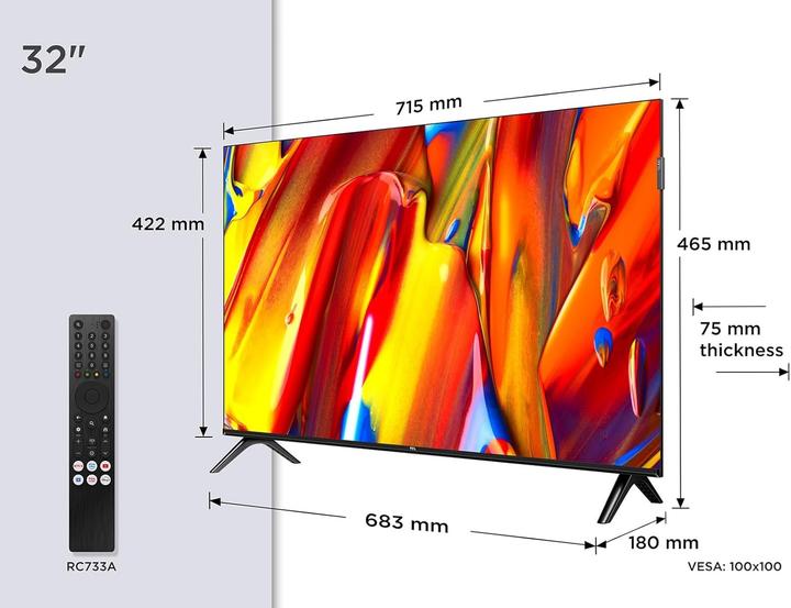 Produktbild TCL 32V5C 80 cm (32) (32", QLED, Full HD, 2025)
