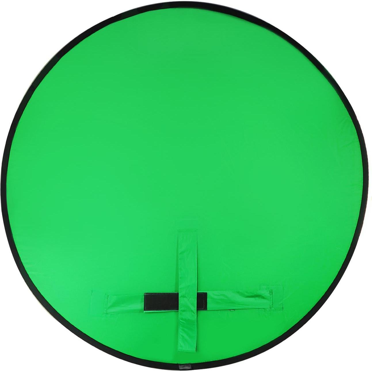 4smarts Chroma-Key Green Screen Rückenlehne (110 cm, 110 cm), Hintergrundsystem, Grün