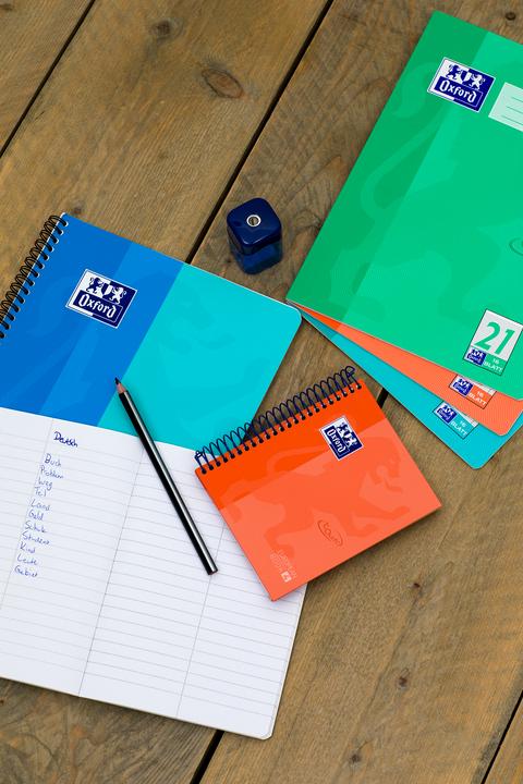 Actual product image Oxford Exercise book, A4, ruling 26 (A4, Checked, Hardcover)