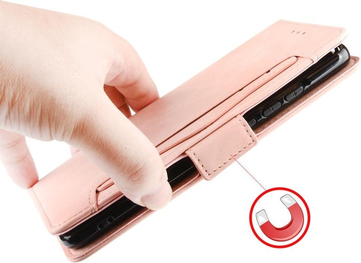Produktbild Cover-Discount iPhone 12 / 12 Pro - Etui mit vielen Kartenfächer rosa (Apple iPhone 12, Apple iPhone 12 Pro)