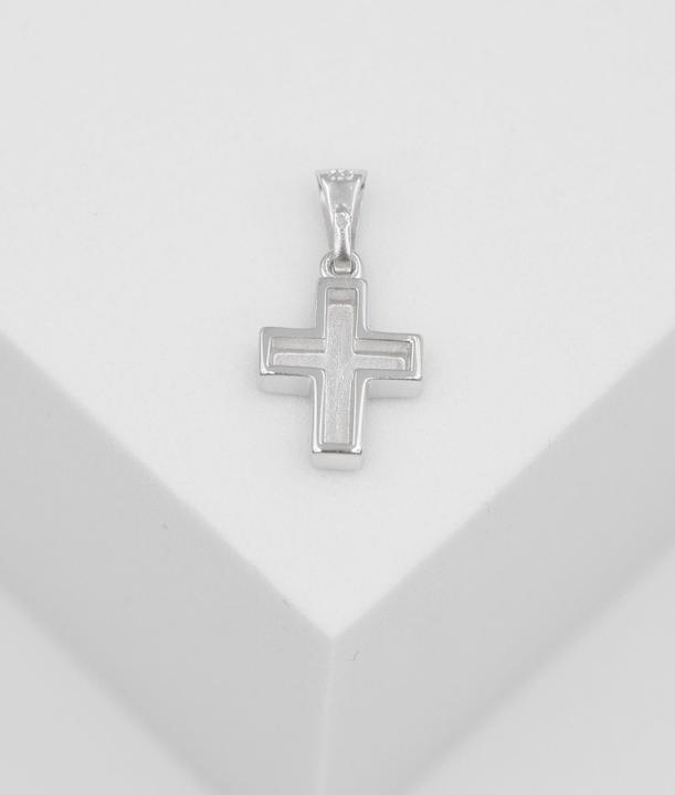 Produktbild Muau Kreuz (Weissgold)