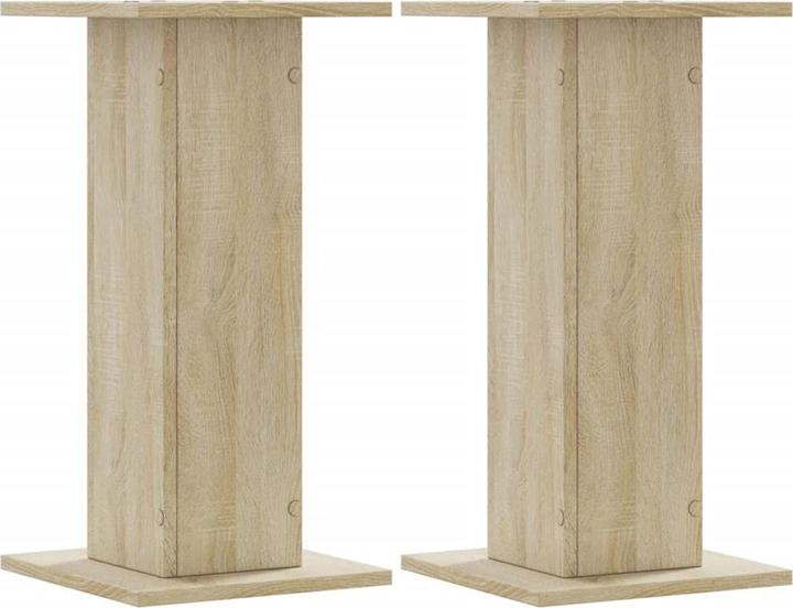 Actual product image vidaXL Speaker stand 2pcs. 30 x 30 x 60cm (1 pair, Stand, Not movable)