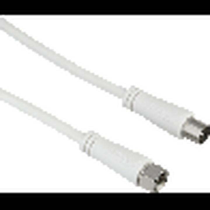 Actual product image Hama SAT connection cable, F plug (90 dB, Antenna cable)