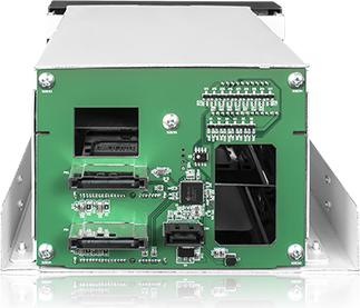 Produktbild Icy Dock .5”/3,5” SSD/HDD, SATA, RAID 1, 146...