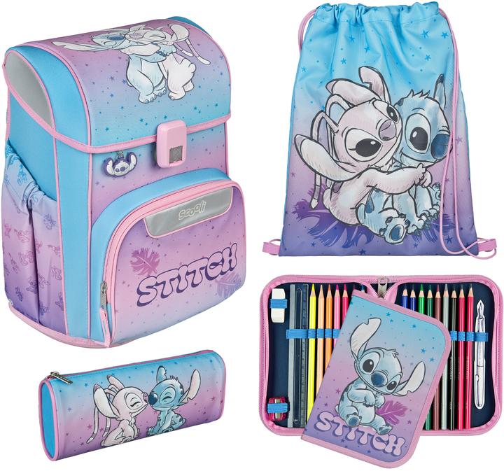 Scooli EasyStart Schulranzen Set,5tlg Lilo & Stitch (19 l)