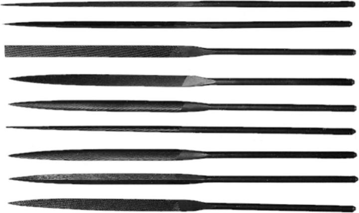 Actual product image Dick Precision needle files 200 mm cut 4 Barett (200 mm)