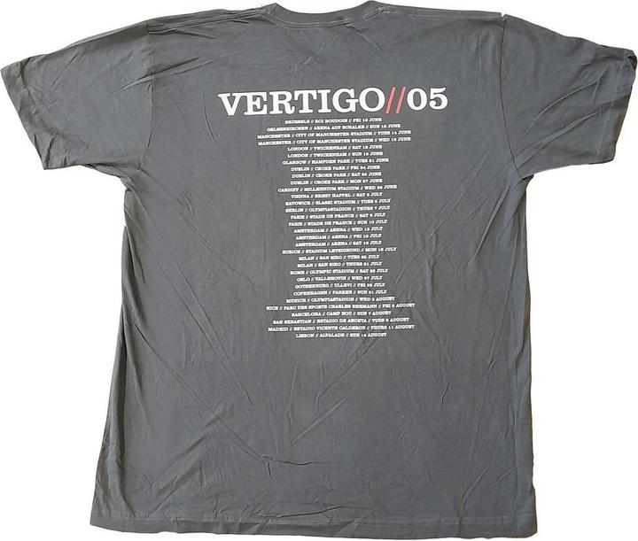 Immagine prodotto Universal Textiles Maglietta unisex adulto Vertigo Tour 2005 Live Back stampata in cotone (XL)