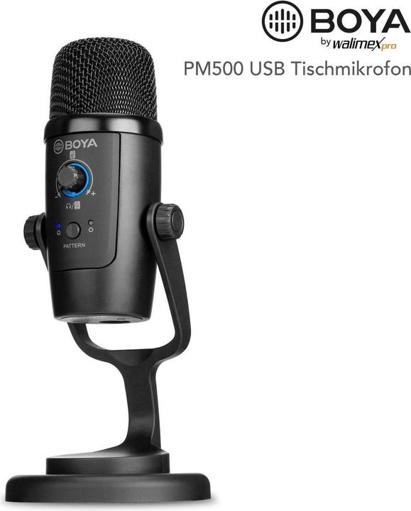 Boya Walimex pro PM500 USB Tischmikrofon