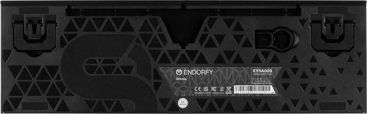 Actual product image Endorfy Omnis keyboard USB QWERTY Black (US, Cable)