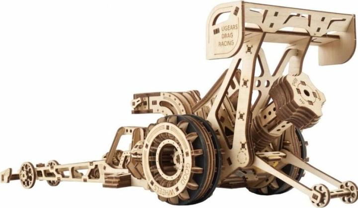 Actual product image Ugears 70174 - Dragster, 321 components