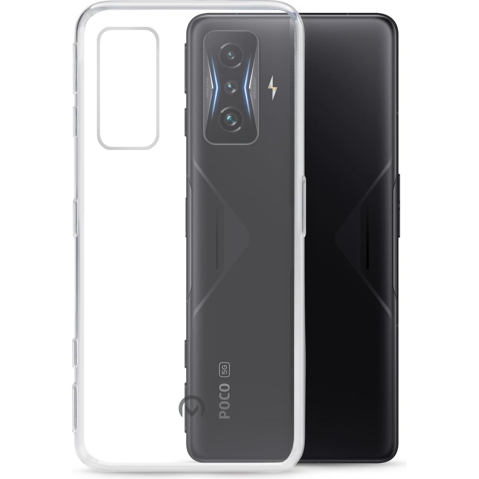 Mobilize Gelee-Hülle (Xiaomi Poco F4 GT), Smartphone Hülle, Transparent