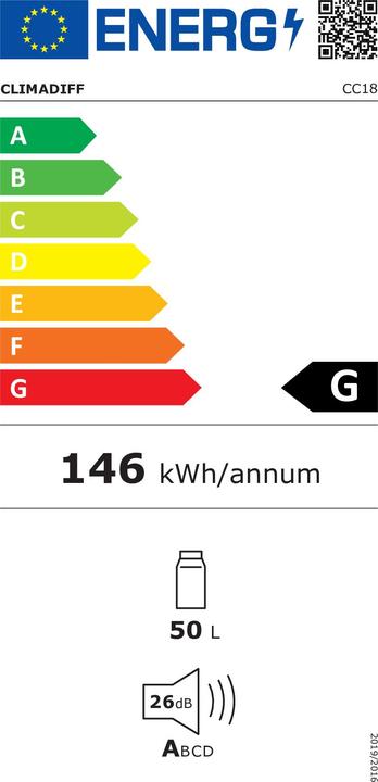Label énergétique Climadiff CC18