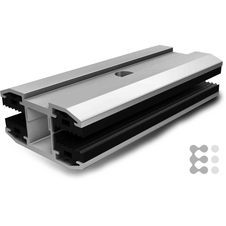 K2 Systems, Zubehör Solarenergie, Laminatendklemme 6.8 CLICK ohne Schraube