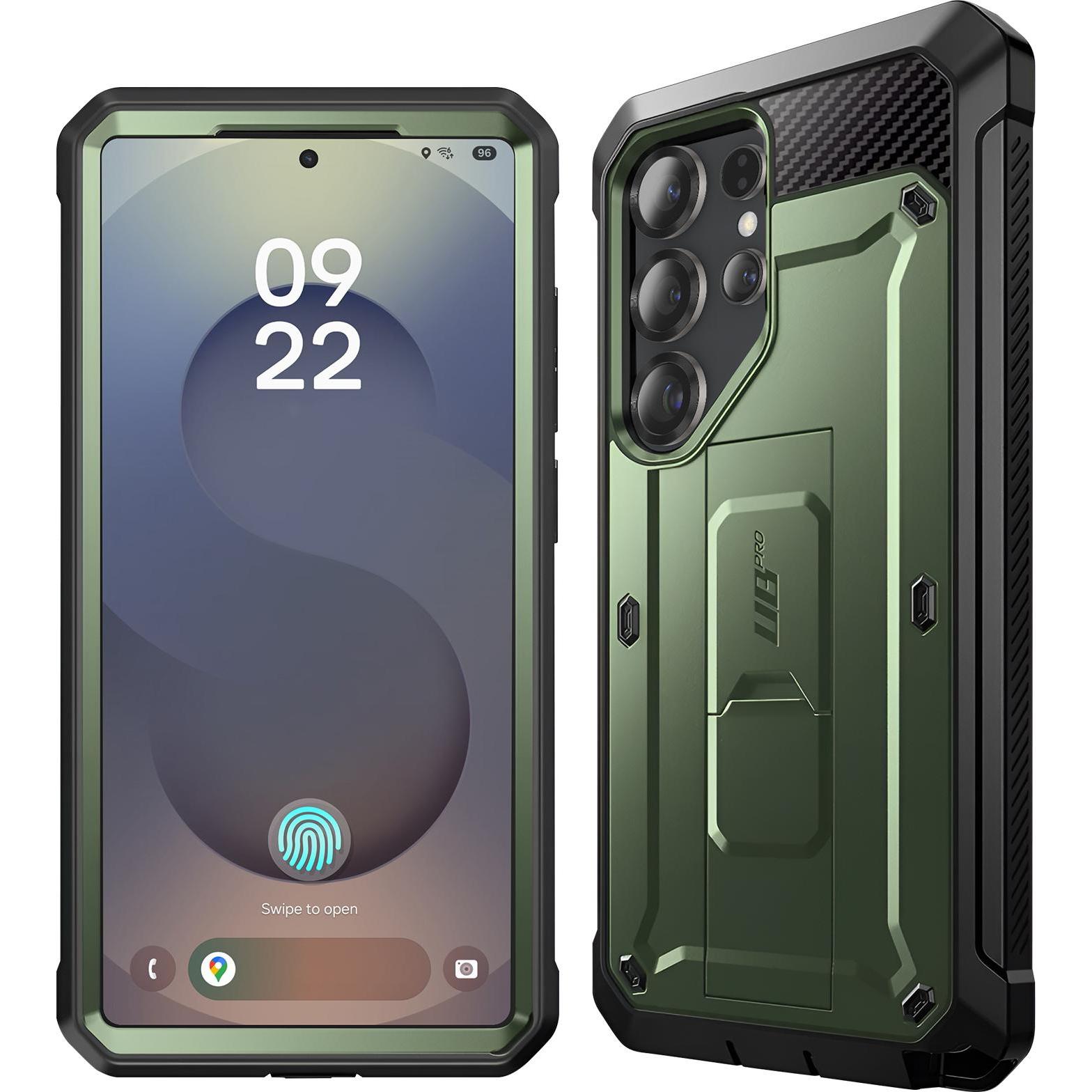 Thumbnail - Supcase Unicorn Beetle Pro Rundum-Hülle (Samsung Galaxy S25 Ultra), Smartphone Hülle, Grün