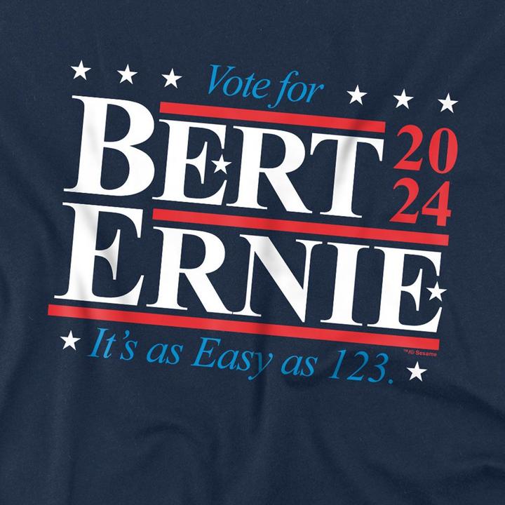 Produktbild Bert Ernie For President 123 Vote TShirt (3XL)