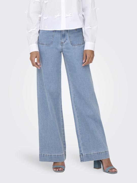 Actual product image Only ONLMADELINE Hohe Taille Weiter Beinschnitt Jeans Jeans mit weitem Bein (XS)